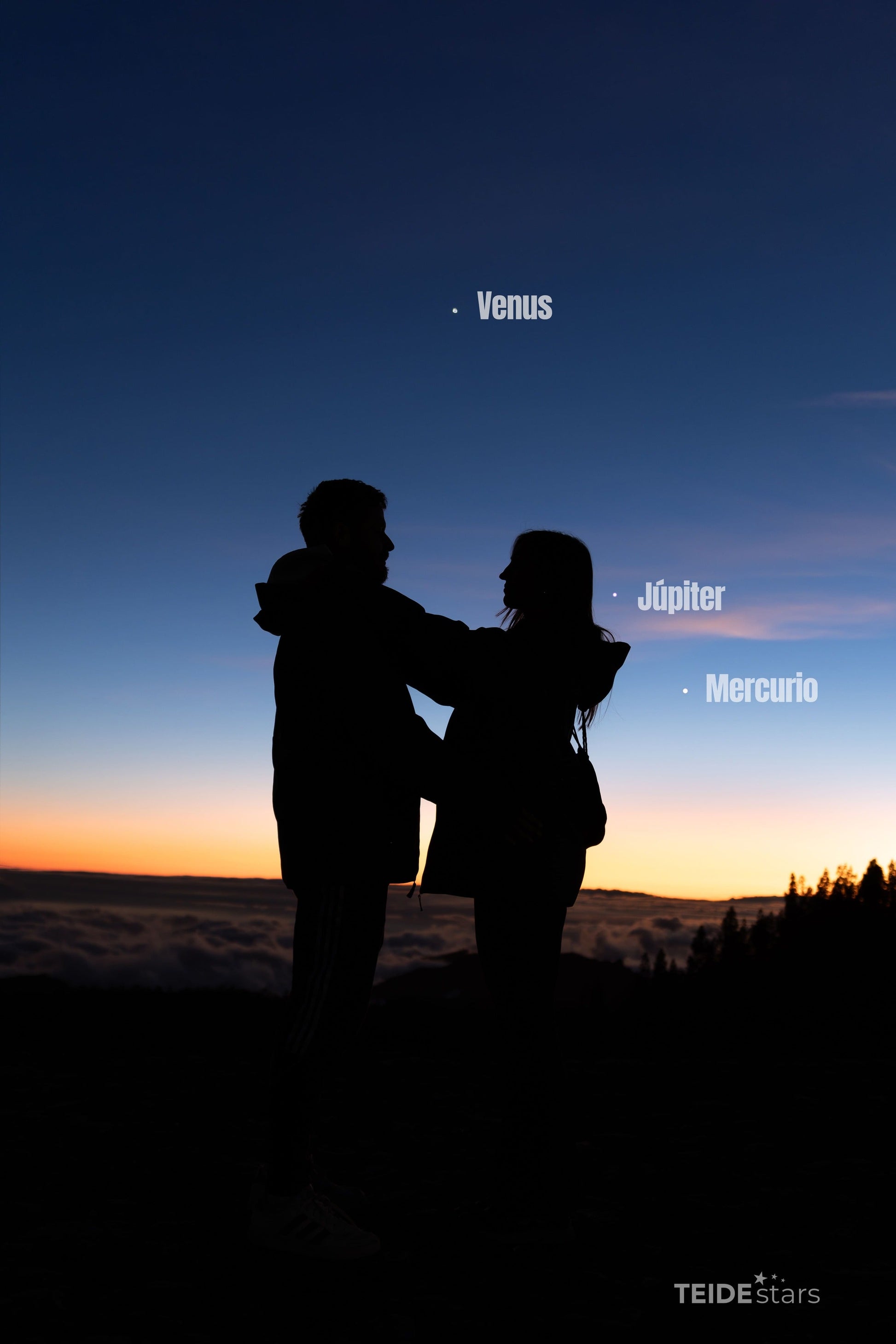 Alineación planetaria de Venus, Júpiter, Mercurio y la Luna en Luna Nueva 2026