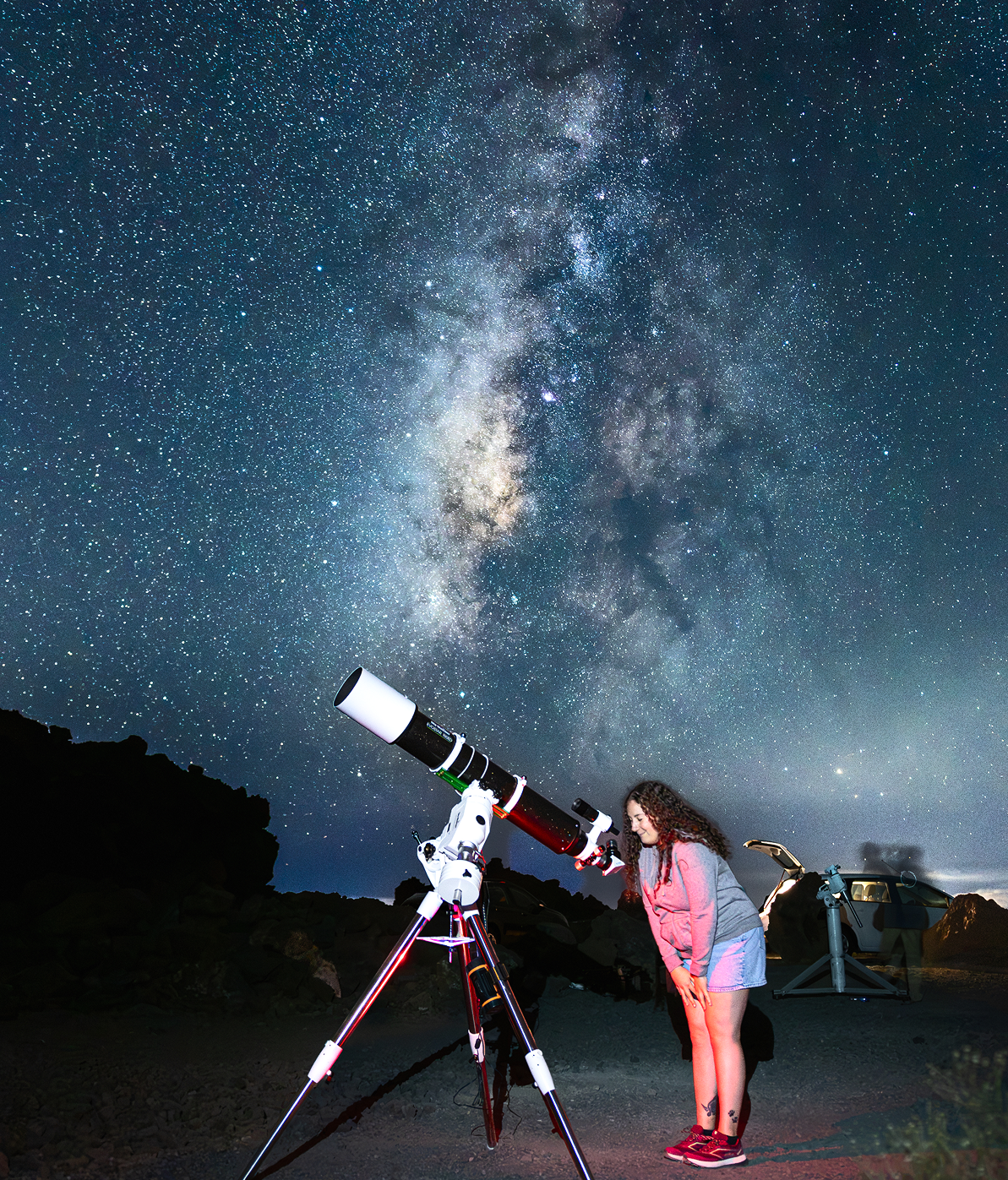 Ver las estrellas en el Teide
